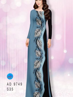 Vải áo dài hình lá thiết kế 2020 AD 9749 23 1598861885 410 Vai ao dai hinh la thiet ke 2020 AD 9749