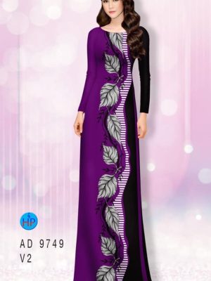 Vải áo dài hình lá thiết kế 2020 AD 9749 32 1598861886 489 Vai ao dai hinh la thiet ke 2020 AD 9749