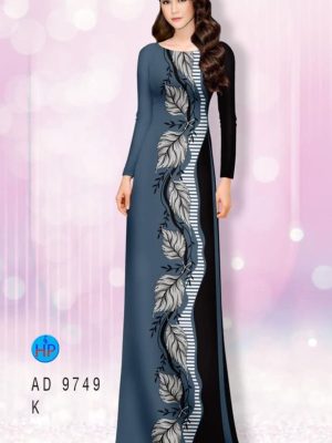 Vải áo dài hình lá thiết kế 2020 AD 9749 34 1598861887 31 Vai ao dai hinh la thiet ke 2020 AD 9749