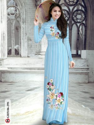 Vải áo dài hoa in 3D kiểu mới AD GH5106 22 1598865346 645 Vai ao dai hoa in 3D kieu moi AD GH5106
