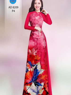 Vải áo dài in hình lá kiểu mới AD 8209 20 1598867128 679 Vai ao dai in hinh la kieu moi AD 8209