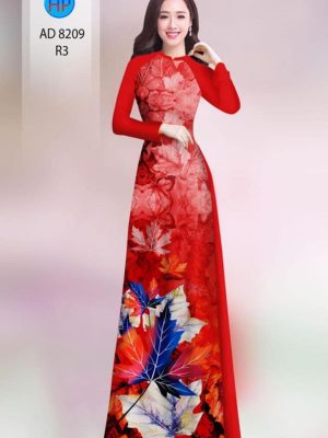 Vải áo dài in hình lá kiểu mới AD 8209 26 1598867129 121 Vai ao dai in hinh la kieu moi AD 8209