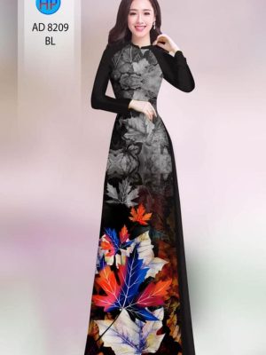 Vải áo dài in hình lá kiểu mới AD 8209 32 1598867130 742 Vai ao dai in hinh la kieu moi AD 8209