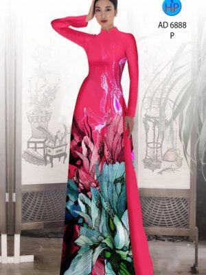 Vải áo dài hoa in 3D mới ra AD 6888 25 1598868089 7 Vai ao dai hoa in 3D moi ra AD 6888