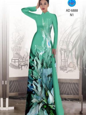 Vải áo dài hoa in 3D mới ra AD 6888 28 1598868089 823 Vai ao dai hoa in 3D moi ra AD 6888
