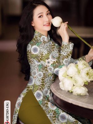 Vải áo dài hoa đều mới ra AD GH7203 26 1598946616 109 Vai ao dai hoa deu moi ra AD GH7203