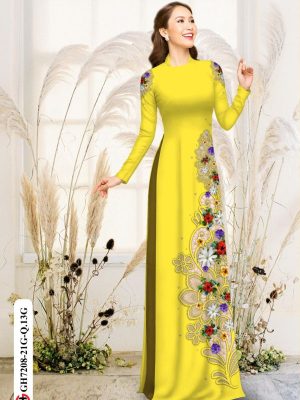 Vải áo dài hoa in 3D kiểu mới AD GH7208 17 1598946793 658 Vai ao dai hoa in 3D kieu moi AD GH7208