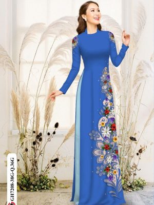 Vải áo dài hoa in 3D kiểu mới AD GH7208 19 1598946794 438 Vai ao dai hoa in 3D kieu moi AD GH7208