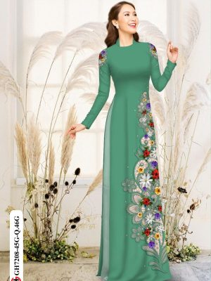 Vải áo dài hoa in 3D kiểu mới AD GH7208 21 1598946794 78 Vai ao dai hoa in 3D kieu moi AD GH7208