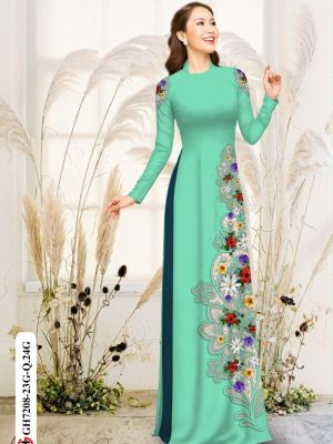 Vải áo dài hoa in 3D kiểu mới AD GH7208 27 1598946795 159 Vai ao dai hoa in 3D kieu moi AD GH7208