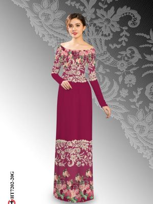 Vải áo dài hoa in 3D kiểu mới AD HT7202 18 1598947389 94 Vai ao dai hoa in 3D kieu moi AD HT7202