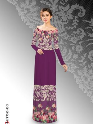 Vải áo dài hoa in 3D kiểu mới AD HT7202 25 1598947390 770 Vai ao dai hoa in 3D kieu moi AD HT7202