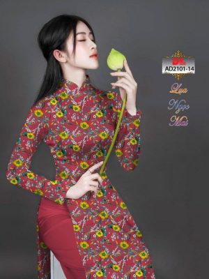 Vải Áo Dài Lụa Ngọc Mai Hoa Đều thiết kế 2020 AD 2101 22 1599100139 910 Vai Ao Dai Lua Ngoc Mai Hoa Deu thiet ke