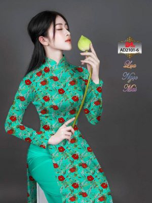Vải Áo Dài Lụa Ngọc Mai Hoa Đều thiết kế 2020 AD 2101 28 1599100140 909 Vai Ao Dai Lua Ngoc Mai Hoa Deu thiet ke