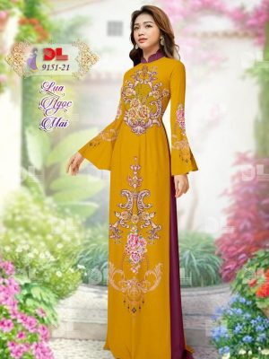Vải Áo Dài Lụa Ngọc Mai Hoa Văn kiểu mới AD 9151 27 1599100321 476 Vai Ao Dai Lua Ngoc Mai Hoa Van kieu moi