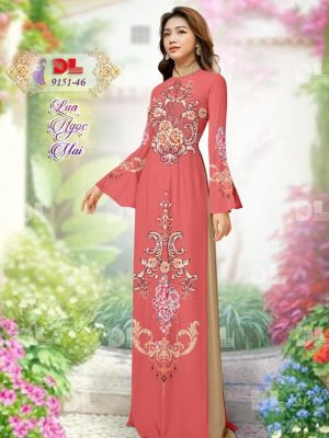 Vải Áo Dài Lụa Ngọc Mai Hoa Văn kiểu mới AD 9151 35 1599100323 678 Vai Ao Dai Lua Ngoc Mai Hoa Van kieu moi