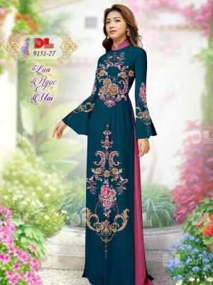 Vải Áo Dài Lụa Ngọc Mai Hoa Văn kiểu mới AD 9151 39 1599100324 584 Vai Ao Dai Lua Ngoc Mai Hoa Van kieu moi