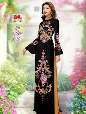 Vải Áo Dài Lụa Ngọc Mai Hoa Văn kiểu mới AD 9151 44 1599100325 29 Vai Ao Dai Lua Ngoc Mai Hoa Van kieu moi