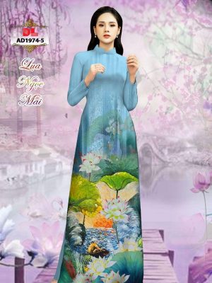 Vải Áo Dài Lụa Ngọc Mai Hoa Sen mới ra AD 1974 46 1599100772 844 Vai Ao Dai Lua Ngoc Mai Hoa Sen moi ra