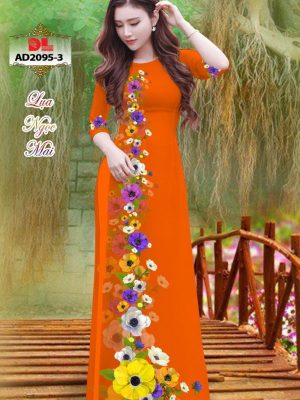 Vải Áo Dài Lụa Ngọc Mai Hoa In 3D thiết kế 2020 AD 2095 10 1599101425 344 Vai Ao Dai Lua Ngoc Mai Hoa In 3D thiet