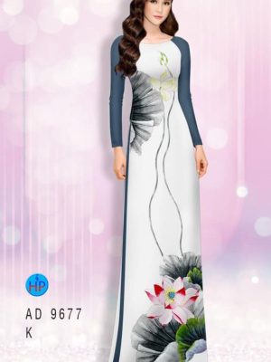 Vải áo dài hoa sen kiểu mới AD 9677 29 1599118466 639 Vai ao dai hoa sen kieu moi AD 9677