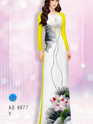 Vải áo dài hoa sen kiểu mới AD 9677 36 1599118468 784 Vai ao dai hoa sen kieu moi AD 9677