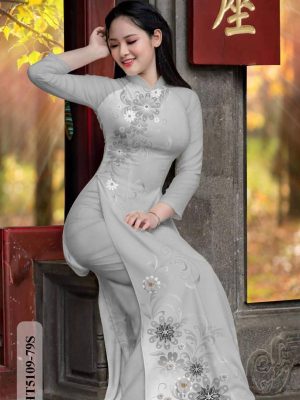 Vải áo dài hoa in 3D mới ra AD HT5109 20 1599118888 572 Vai ao dai hoa in 3D moi ra AD HT5109