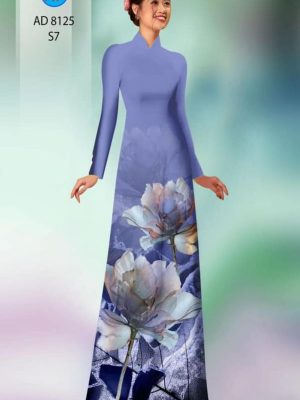 Vải áo dài hoa in 3D mới ra AD 8125 23 1599124145 87 Vai ao dai hoa in 3D moi ra AD 8125