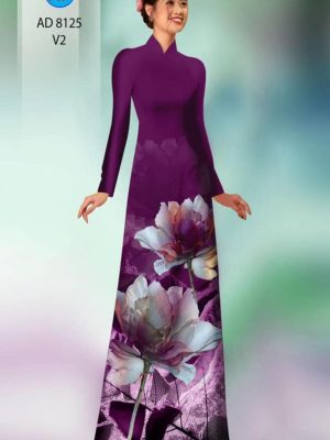 Vải áo dài hoa in 3D mới ra AD 8125 26 1599124146 296 Vai ao dai hoa in 3D moi ra AD 8125