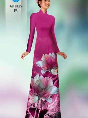 Vải áo dài hoa in 3D mới ra AD 8125 29 1599124146 496 Vai ao dai hoa in 3D moi ra AD 8125