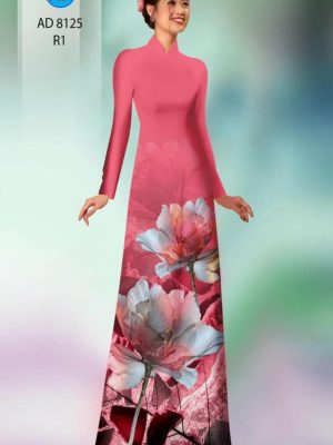 Vải áo dài hoa in 3D mới ra AD 8125 35 1599124147 845 Vai ao dai hoa in 3D moi ra AD 8125