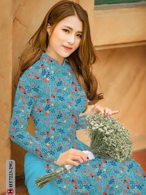 Vải áo dài hoa nhí thiết kế 2020 AD HT7236 41 1599273124 960 Vai ao dai hoa nhi thiet ke 2020 AD HT7236