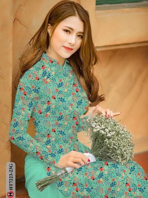 Vải áo dài hoa nhí thiết kế 2020 AD HT7236 43 1599273125 740 Vai ao dai hoa nhi thiet ke 2020 AD HT7236