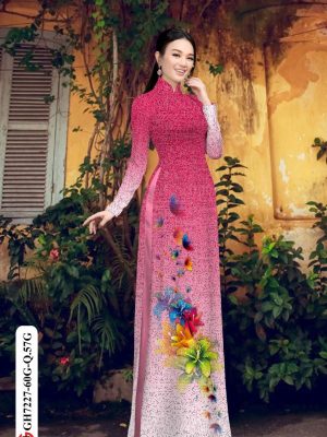 Vải áo dài hoa nhí thiết kế 2020 AD HT7236 56 1599273127 813 Vai ao dai hoa nhi thiet ke 2020 AD HT7236
