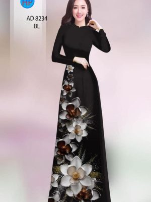 Vải áo dài hoa in 3D kiểu mới AD 8234 24 1599276882 80 Vai ao dai hoa in 3D kieu moi AD 8234