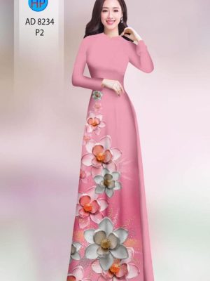 Vải áo dài hoa in 3D kiểu mới AD 8234 28 1599276883 260 Vai ao dai hoa in 3D kieu moi AD 8234