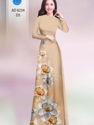 Vải áo dài hoa in 3D kiểu mới AD 8234 30 1599276884 40 Vai ao dai hoa in 3D kieu moi AD 8234