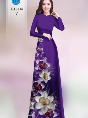 Vải áo dài hoa in 3D kiểu mới AD 8234 32 1599276884 68 Vai ao dai hoa in 3D kieu moi AD 8234