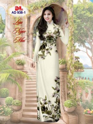 Vải Áo Dài Lụa Ngọc Mai Hoa In 3D mới ra AD 938 7 1599448134 346 Vai Ao Dai Lua Ngoc Mai Hoa In 3D moi
