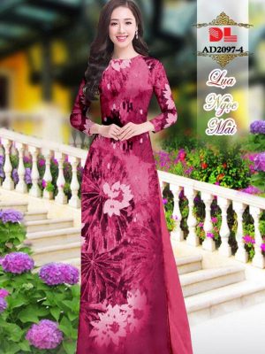 Vải Áo Dài Lụa Ngọc Mai Hoa In 3D kiểu mới AD 2097 11 1599448307 60 Vai Ao Dai Lua Ngoc Mai Hoa In 3D kieu