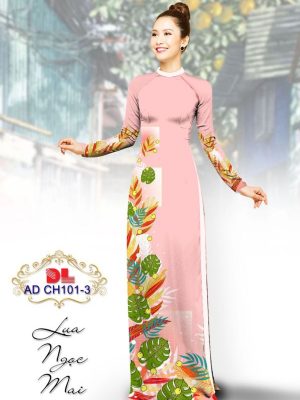 Vải Áo Dài Lụa Ngọc Mai Hoa In 3D mới ra AD CH101 10 1599448576 379 Vai Ao Dai Lua Ngoc Mai Hoa In 3D moi