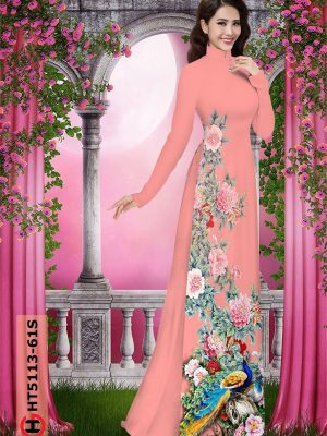 Vải áo dài chim công mới ra AD HT5113 18 1599451695 16 Vai ao dai chim cong moi ra AD HT5113