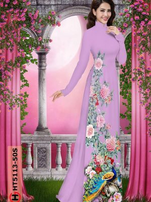 Vải áo dài chim công mới ra AD HT5113 22 1599451697 748 Vai ao dai chim cong moi ra AD HT5113