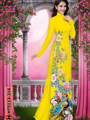 Vải áo dài chim công mới ra AD HT5113 26 1599451699 12 Vai ao dai chim cong moi ra AD HT5113