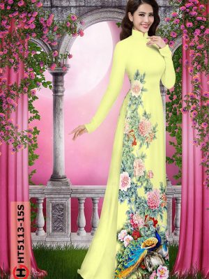 Vải áo dài chim công mới ra AD HT5113 30 1599451700 106 Vai ao dai chim cong moi ra AD HT5113