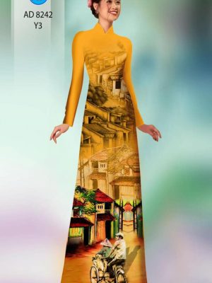 Vải áo dài phong cảnh mới ra AD 8242 32 1599452000 456 Vai ao dai phong canh moi ra AD 8242