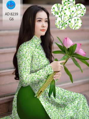 Vải áo dài hoa nhí mới ra AD 8239 22 1599452153 397 Vai ao dai hoa nhi moi ra AD 8239