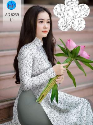 Vải áo dài hoa nhí mới ra AD 8239 30 1599452155 167 Vai ao dai hoa nhi moi ra AD 8239