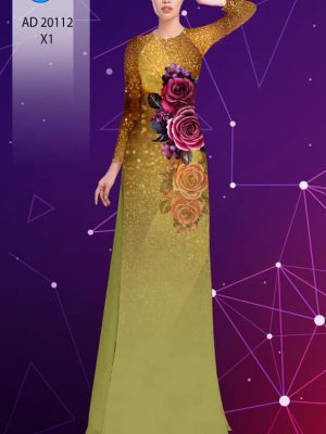 Vải áo dài hoa hồng thiết kế 2020 AD 20112 30 1599454859 73 Vai ao dai hoa hong thiet ke 2020 AD 20112