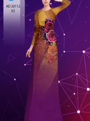 Vải áo dài hoa hồng thiết kế 2020 AD 20112 26 1599454859 909 Vai ao dai hoa hong thiet ke 2020 AD 20112